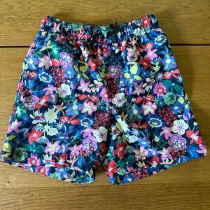 Tea Collection Colorful Floral Swim Trunks